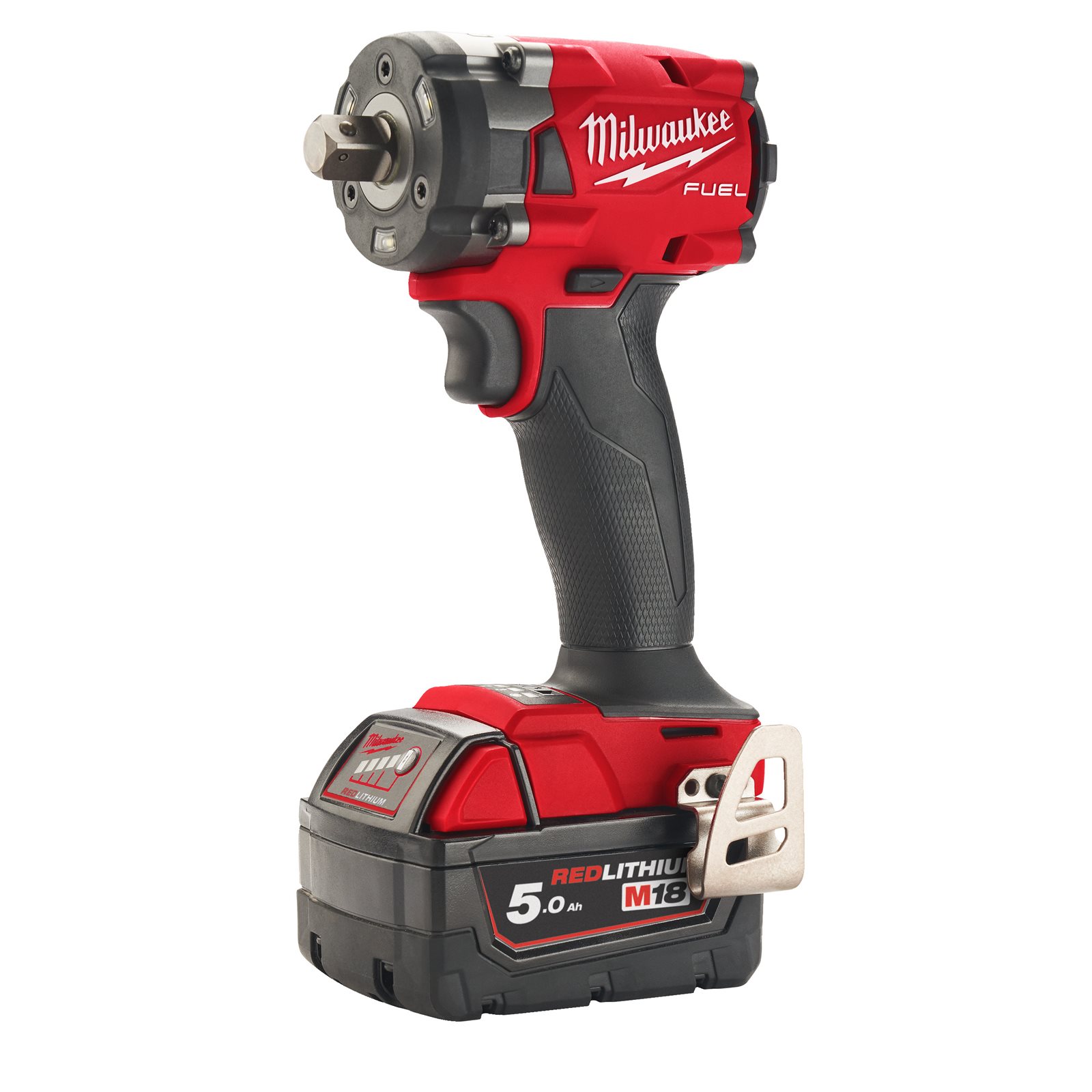 Cheie de impact 1/2" M18 FUEL compactă cu pin de blocare Milwaukee M18 FIW2P12-502X - imagine 2