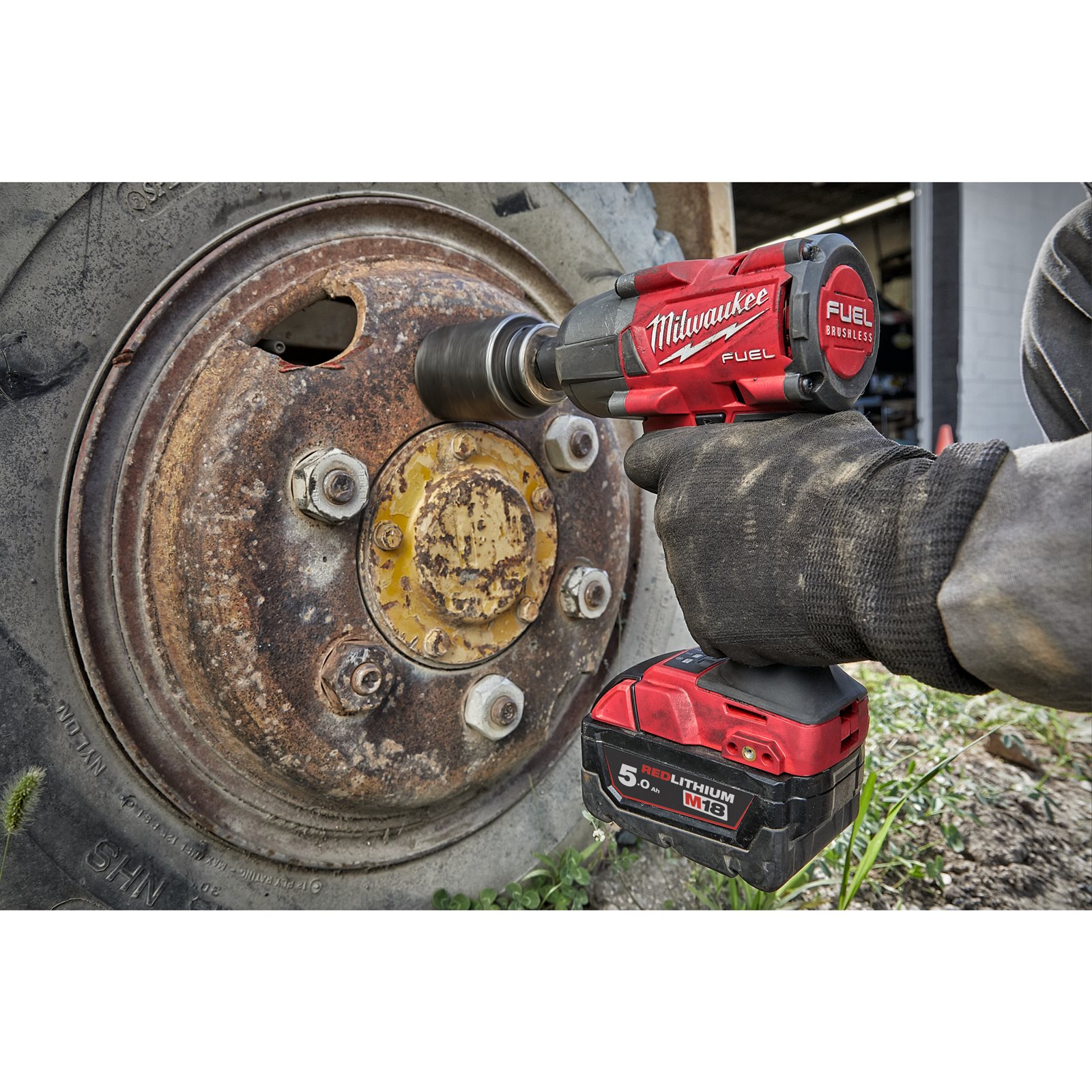 Cheie de impact 1/2" M18 FUEL, cuplu mediu și inel de fixare Milwaukee M18 FMTIW2F12-0X - detaliu 3