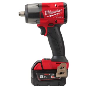 Cheie de impact 1/2" M18 FUEL, cuplu mediu și inel de fixare Milwaukee M18 FMTIW2F12-502X