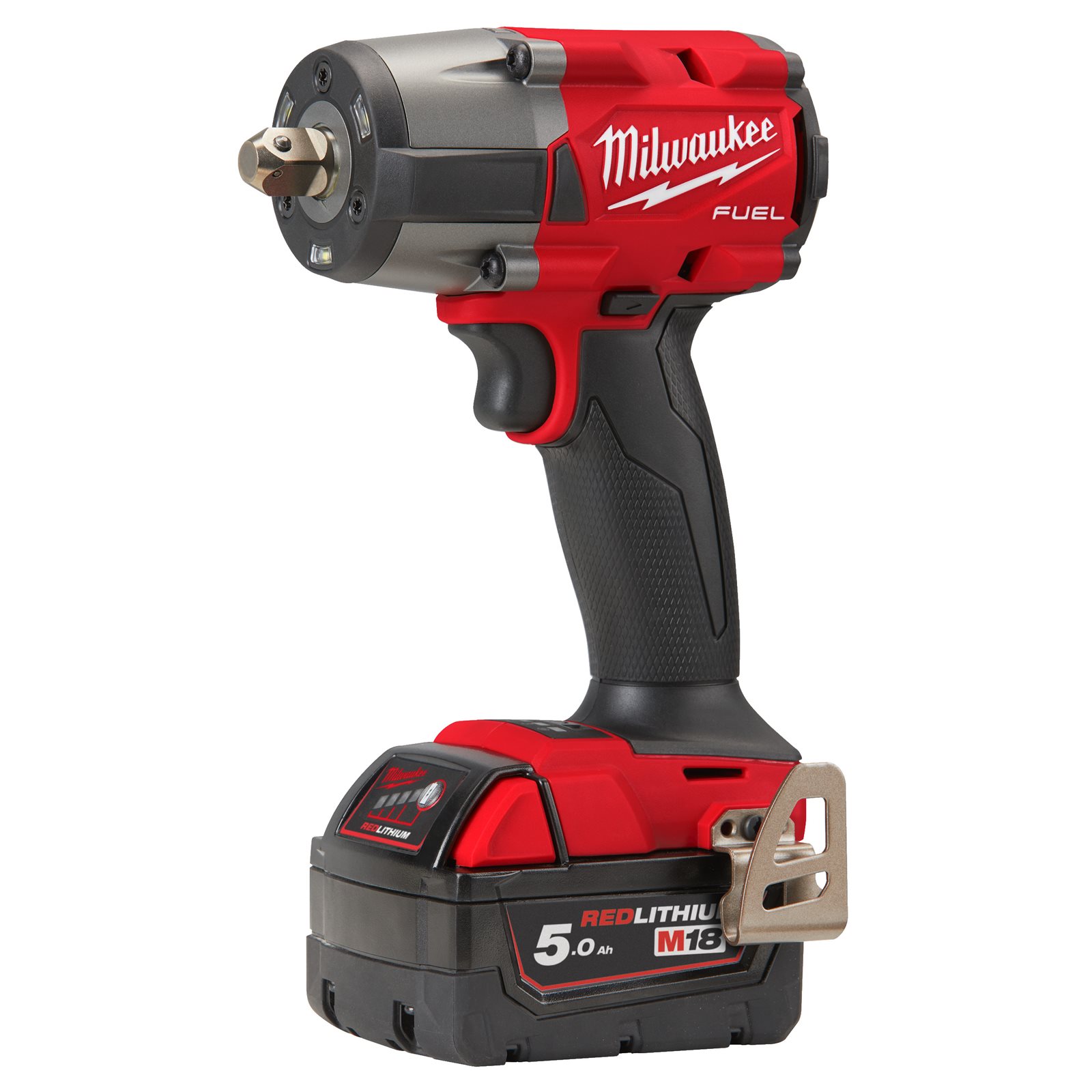 Cheie de impact 1/2" M18 FUEL, cuplu mediu și pin de blocare Milwaukee M18 FMTIW2P12-502X - imagine 2