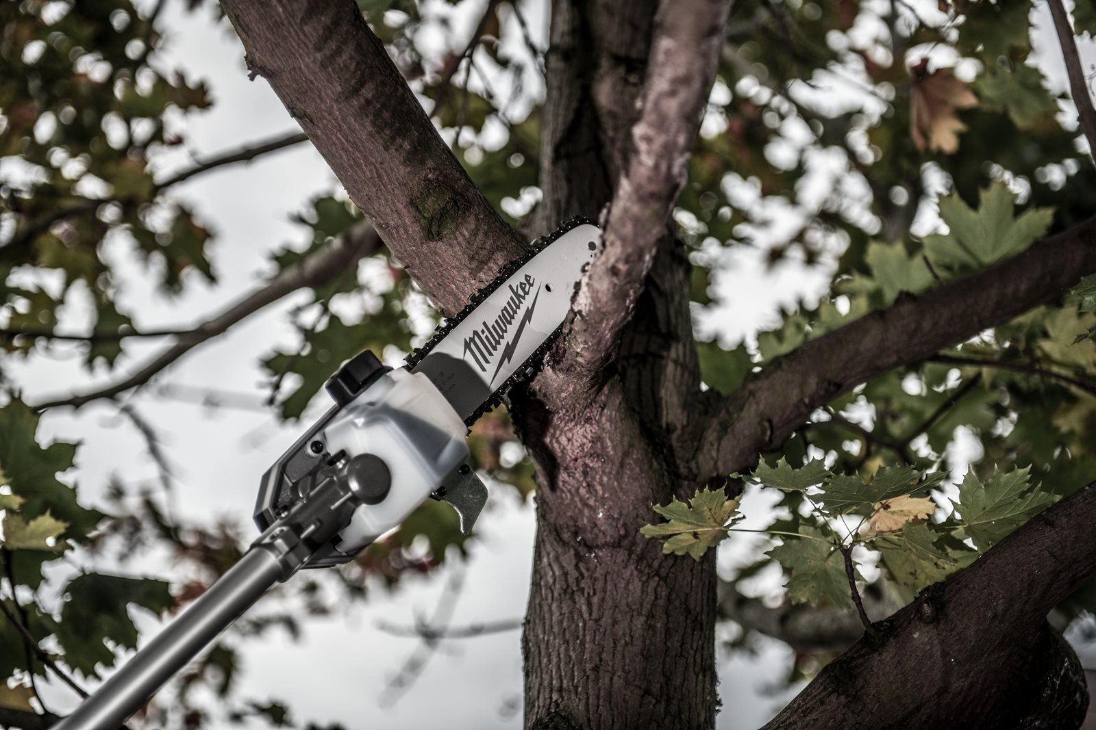 Atașament fierăstrău emondor QUIK-LOK Milwaukee M18 FOPH-CSA - in utilizare 8