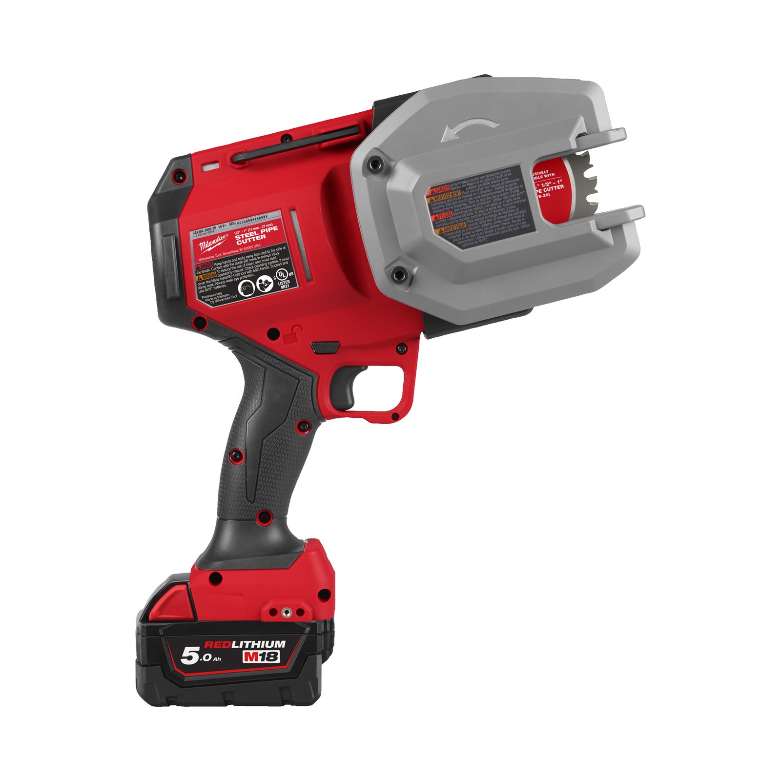 Tăietor țeavă de oțel M18 FUEL Milwaukee M18 FPCS-0 - detaliu 2
