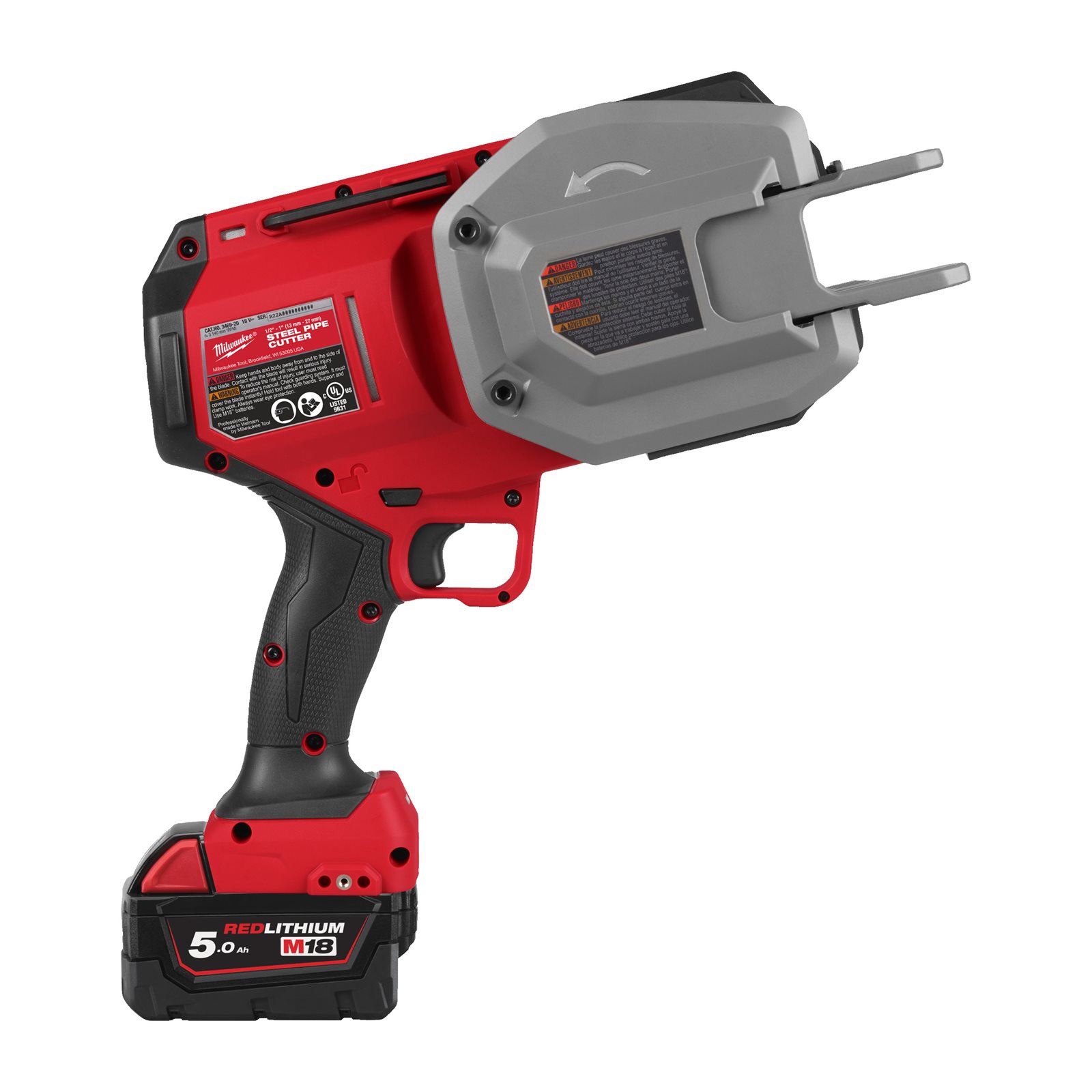 Tăietor țeavă de oțel M18 FUEL Milwaukee M18 FPCS-502X - imagine 4