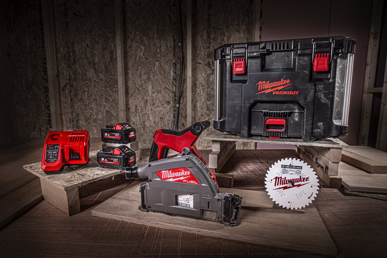 Fierăstrău circular M18 FUEL 55 cm Milwaukee M18 FPS55-0P - in utilizare 12