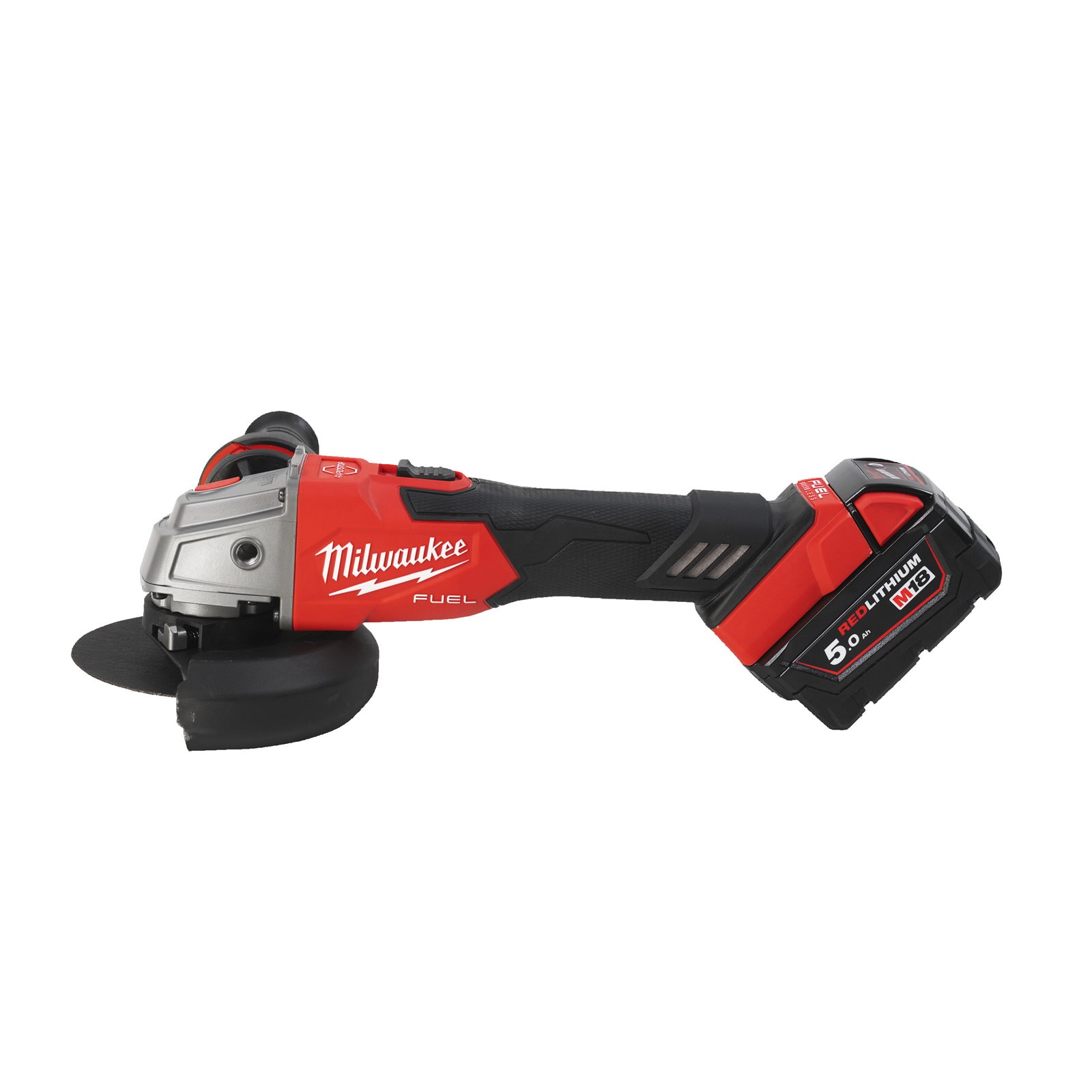 Polizor unghiular 125 mm cu frânare și comutator culisant M18 FUEL Milwaukee M18 FSAG125XB-502X 4933478430 - imagine 4