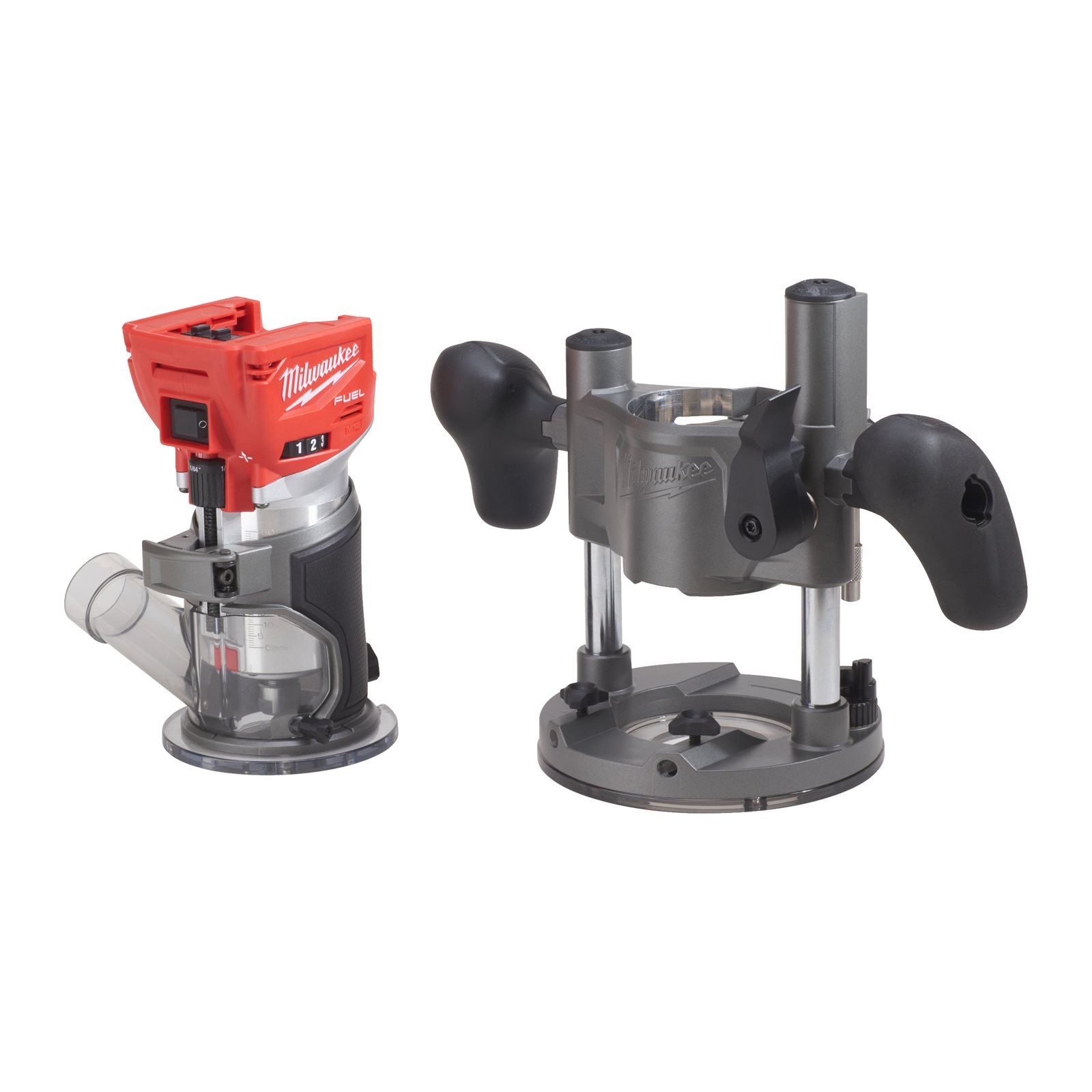 Freză de contur cu bucșă de 8 mm și 6 mm M18 FUEL Milwaukee M18 FTR8-0X - imagine 3