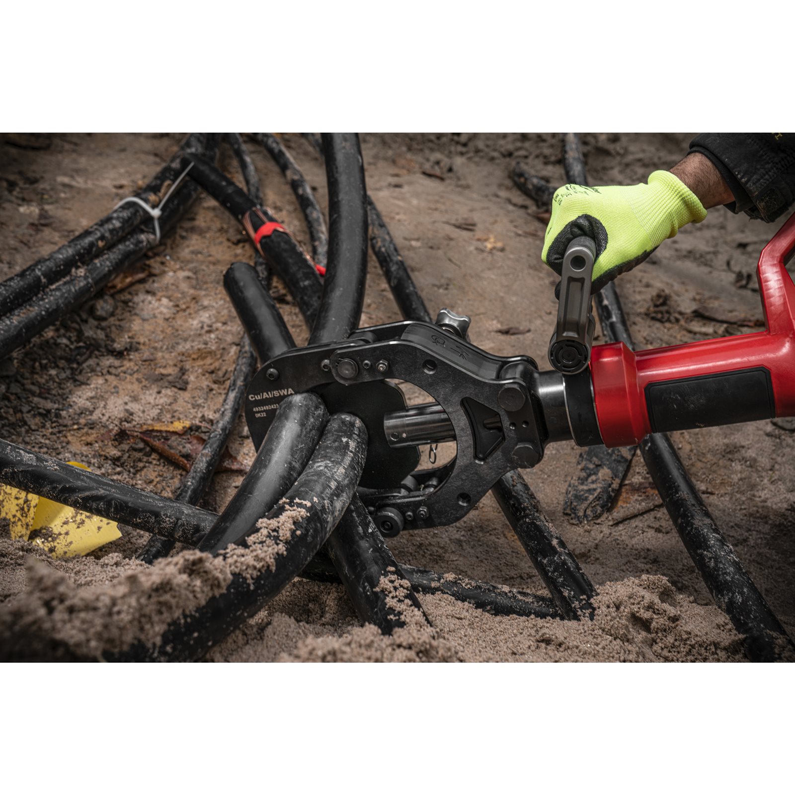 Tăietor hidraulic pentru cabluri M18 FORCE LOGIC 125 mm Milwaukee M18 HCC125 -801C 4933492419 - detaliu 2
