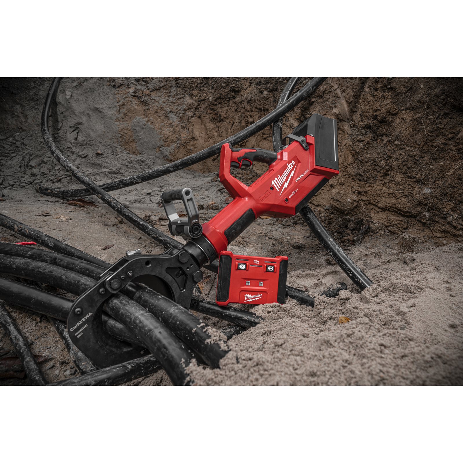 Tăietor hidraulic pentru cabluri M18 FORCE LOGIC 125 mm Milwaukee M18 HCC125 -801C 4933492419 - detaliu 3