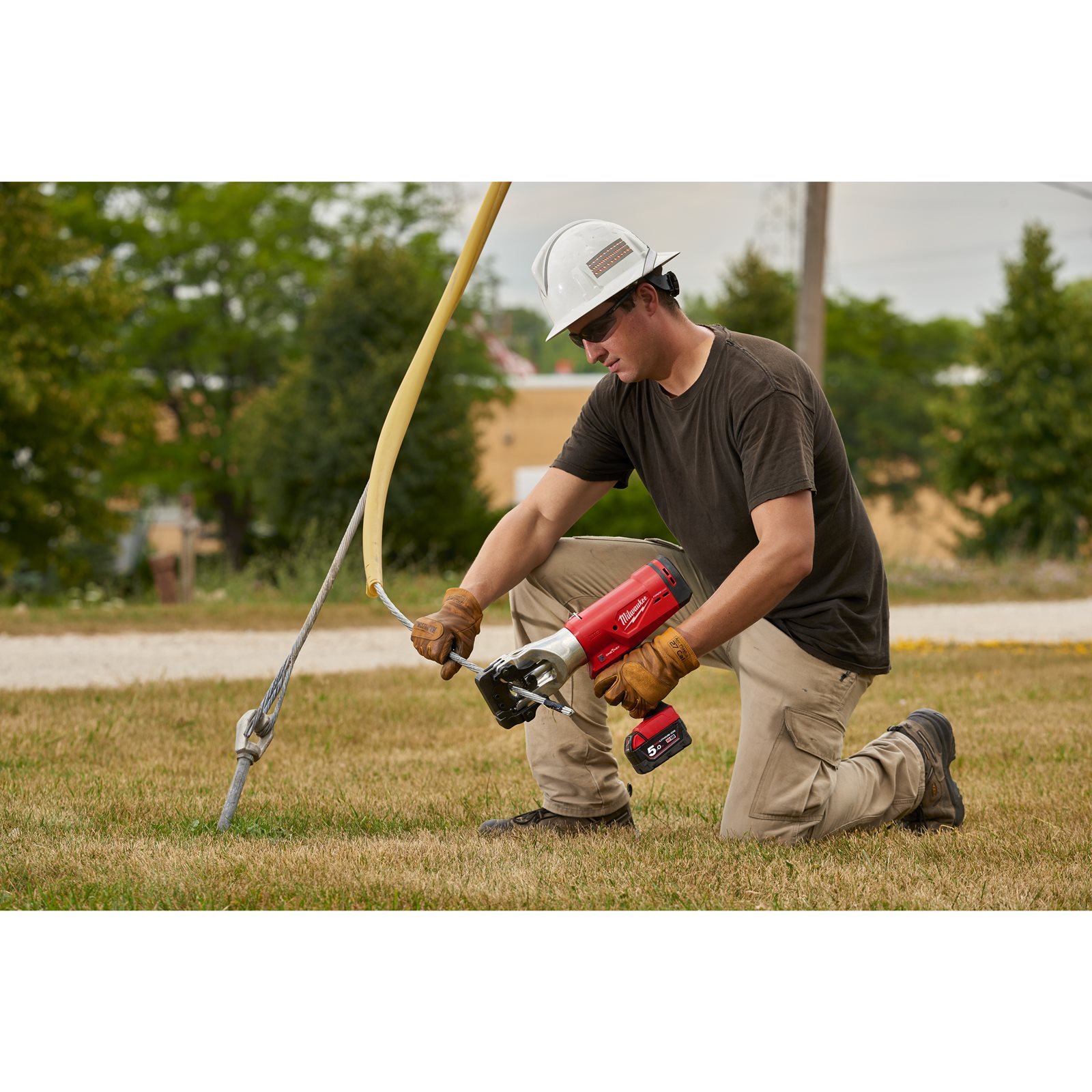 Tăietor hidraulic pentru cabluri 44 mm M18 FORCE LOGIC Milwaukee M18 HCC45-0C - detaliu 1