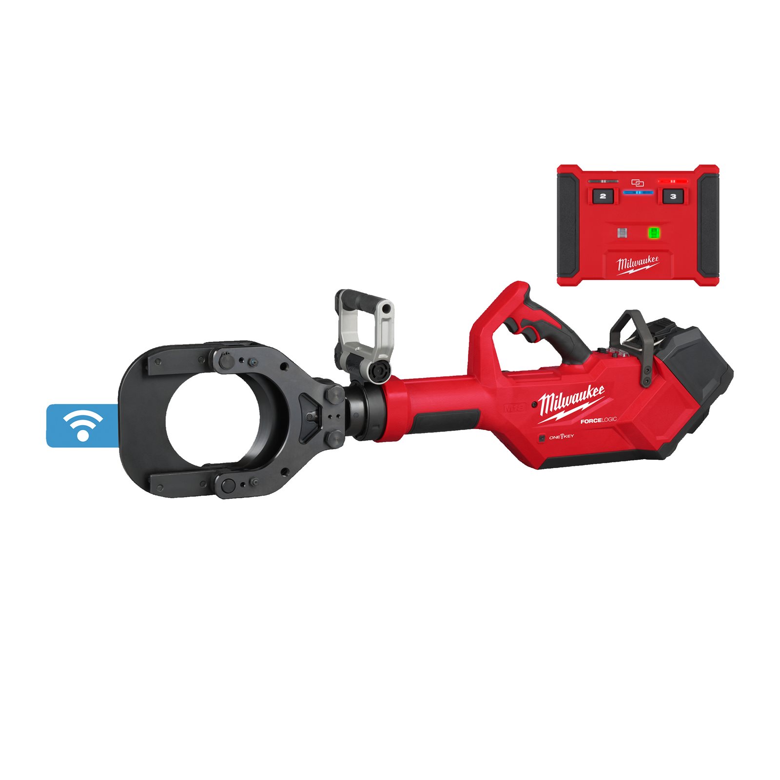Tăietor hidraulic pentru cabluri M18 FORCE LOGIC 125 mm Milwaukee M18 HSFC125R-802C - imagine 2