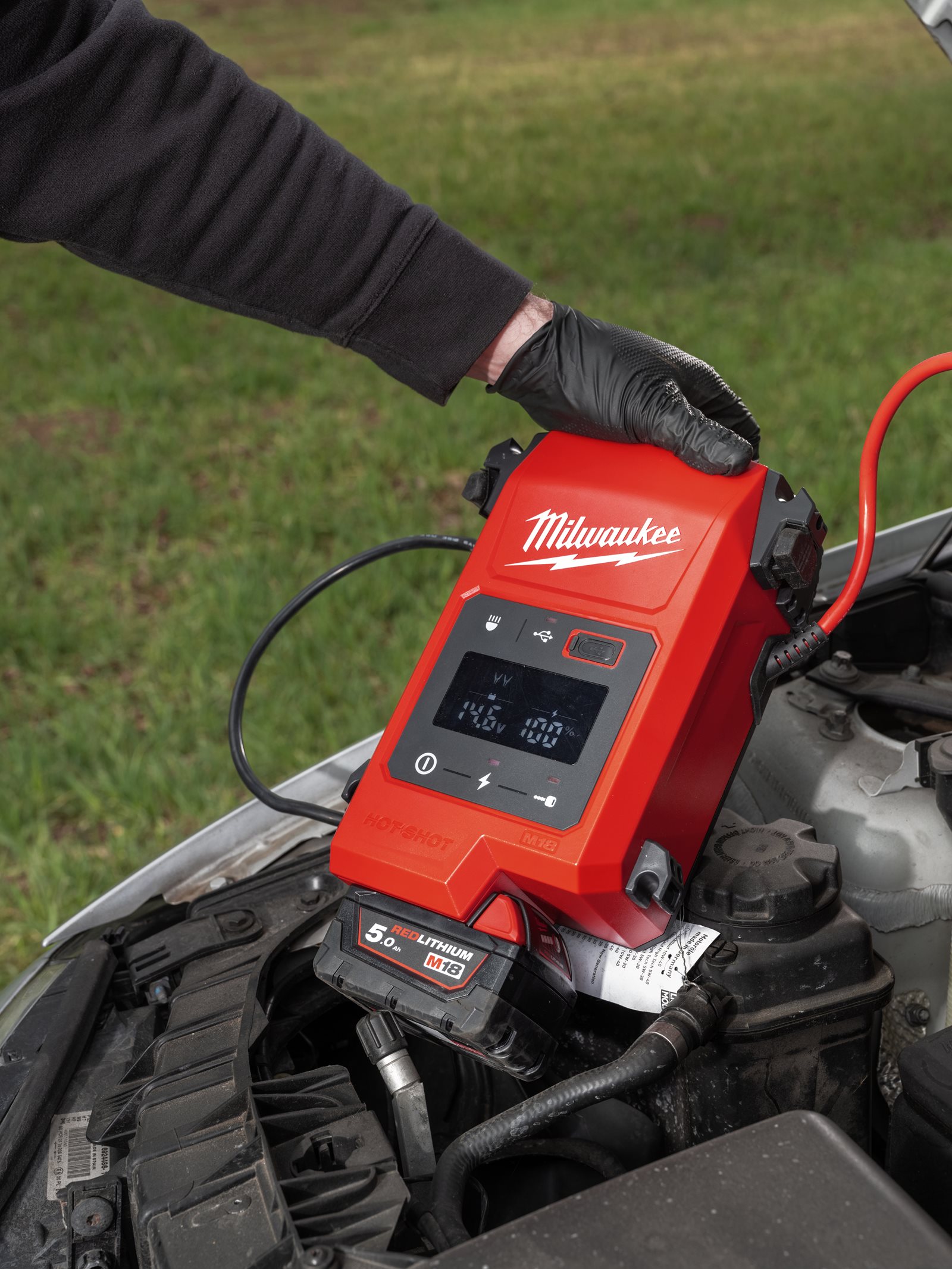 Robot pornire M18 Milwaukee M18 JS2000-0 - in utilizare 14
