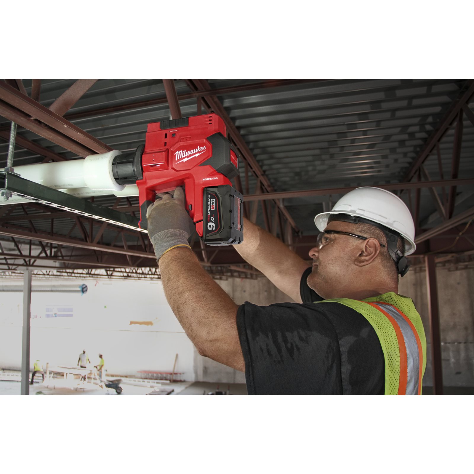 Dispozitiv hidraulic pentru expandat țevi UPONOR Q&E M18 ONE-KEY FORCE LOGIC Milwaukee M18 ONEBLPXPL-502C - detaliu 1