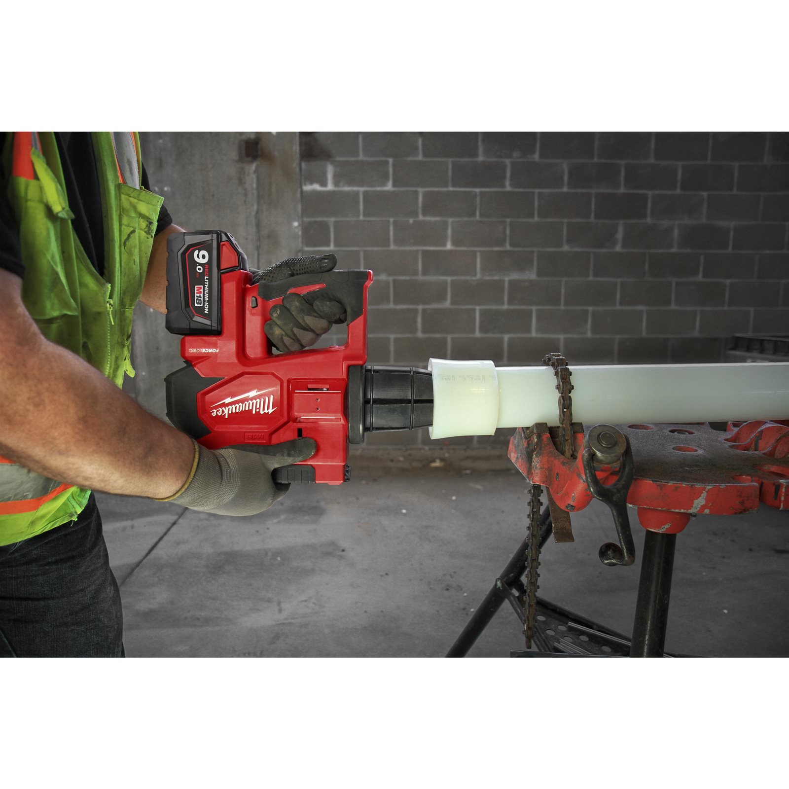 Dispozitiv hidraulic pentru expandat țevi UPONOR Q&E M18 ONE-KEY FORCE LOGIC Milwaukee M18 ONEBLPXPL-502C - detaliu 2