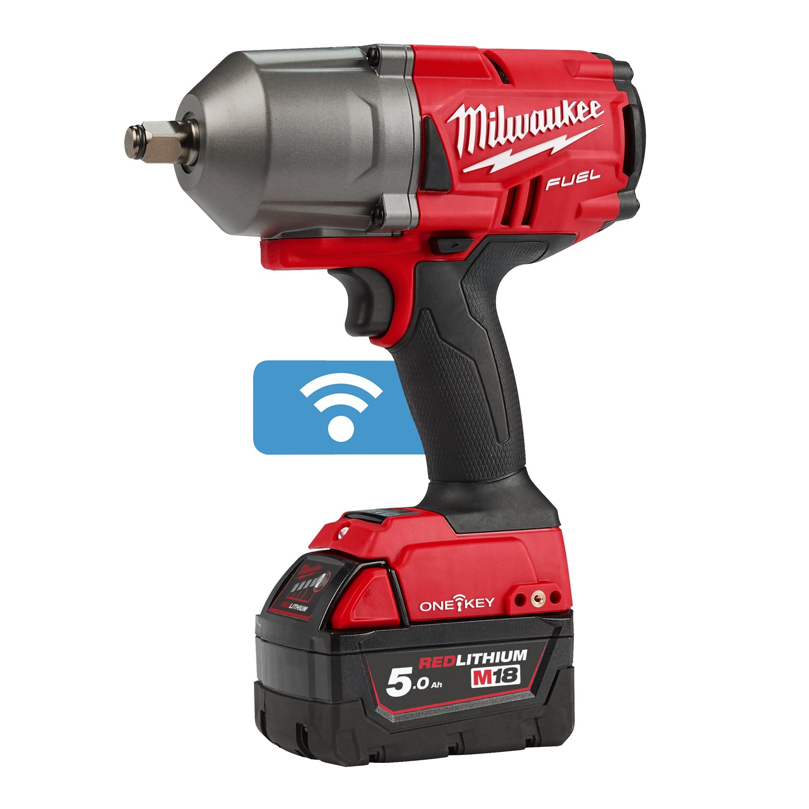 Cheie de impact 1/2" ONE-KEY M18 FUEL, cuplu ridicat și inel de fixare Milwaukee M18 ONEFHIWF12-502X 4933459727 - imagine 2
