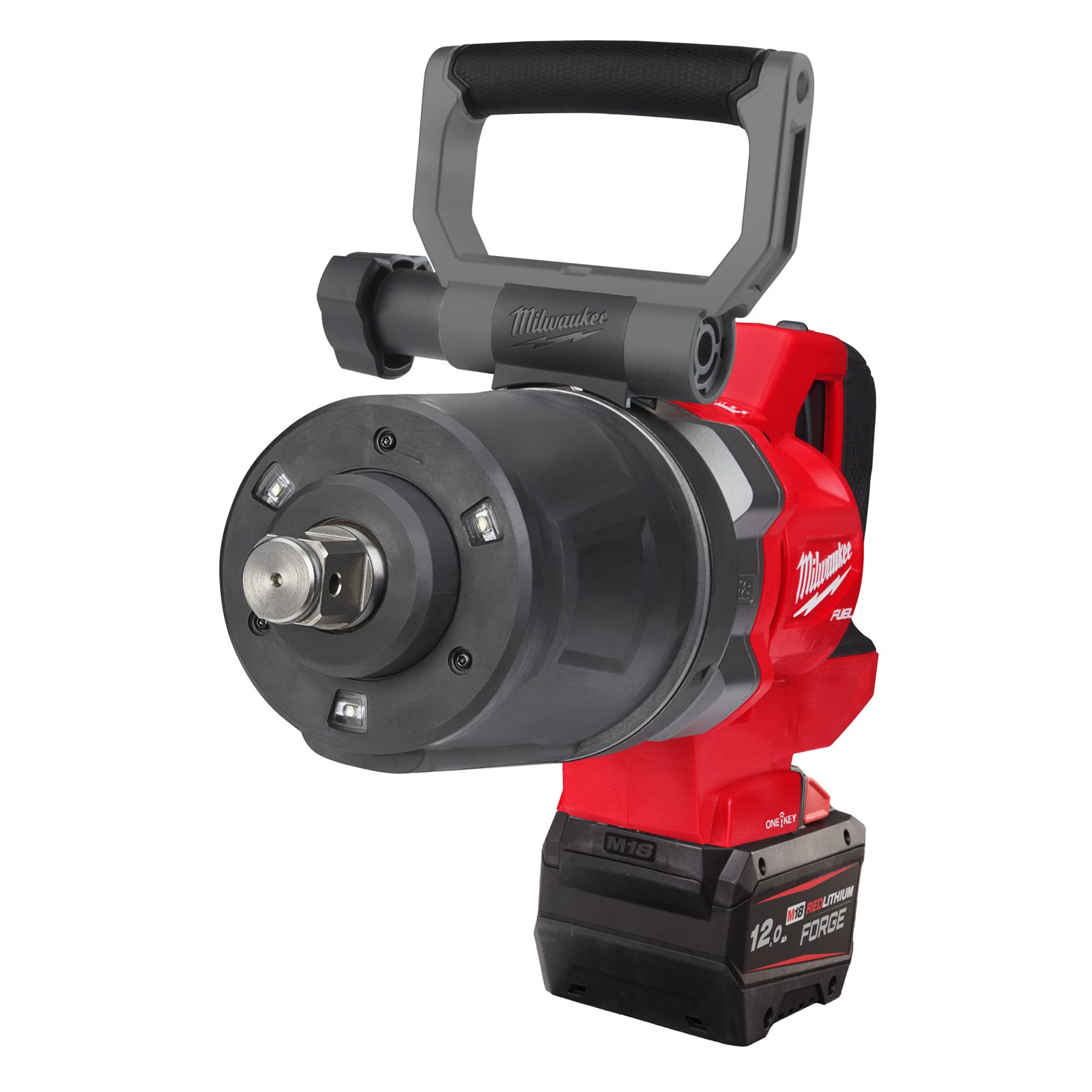 Cheie de impact 1" ONE-KEY M18 FUEL cu mâner-D, cuplu ridicat și inel de fixare Milwaukee M18 ONEFHIWF1DS-0C 4933472071 - detaliu 1