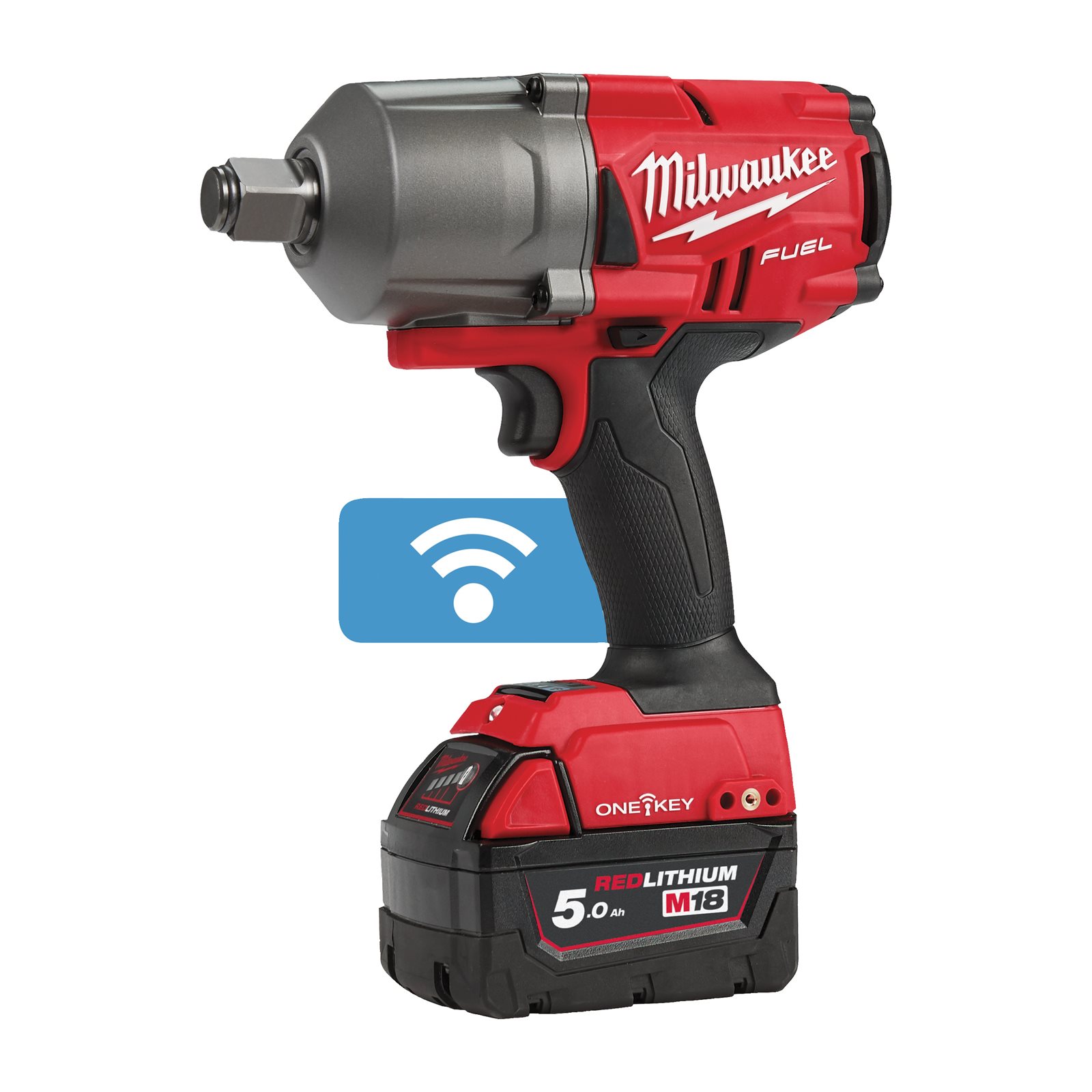 Cheie de impact 3/4" ONE-KEY M18 FUEL, cuplu ridicat și inel de fixare Milwaukee M18 ONEFHIWF34-502X 4933459730 - imagine 2