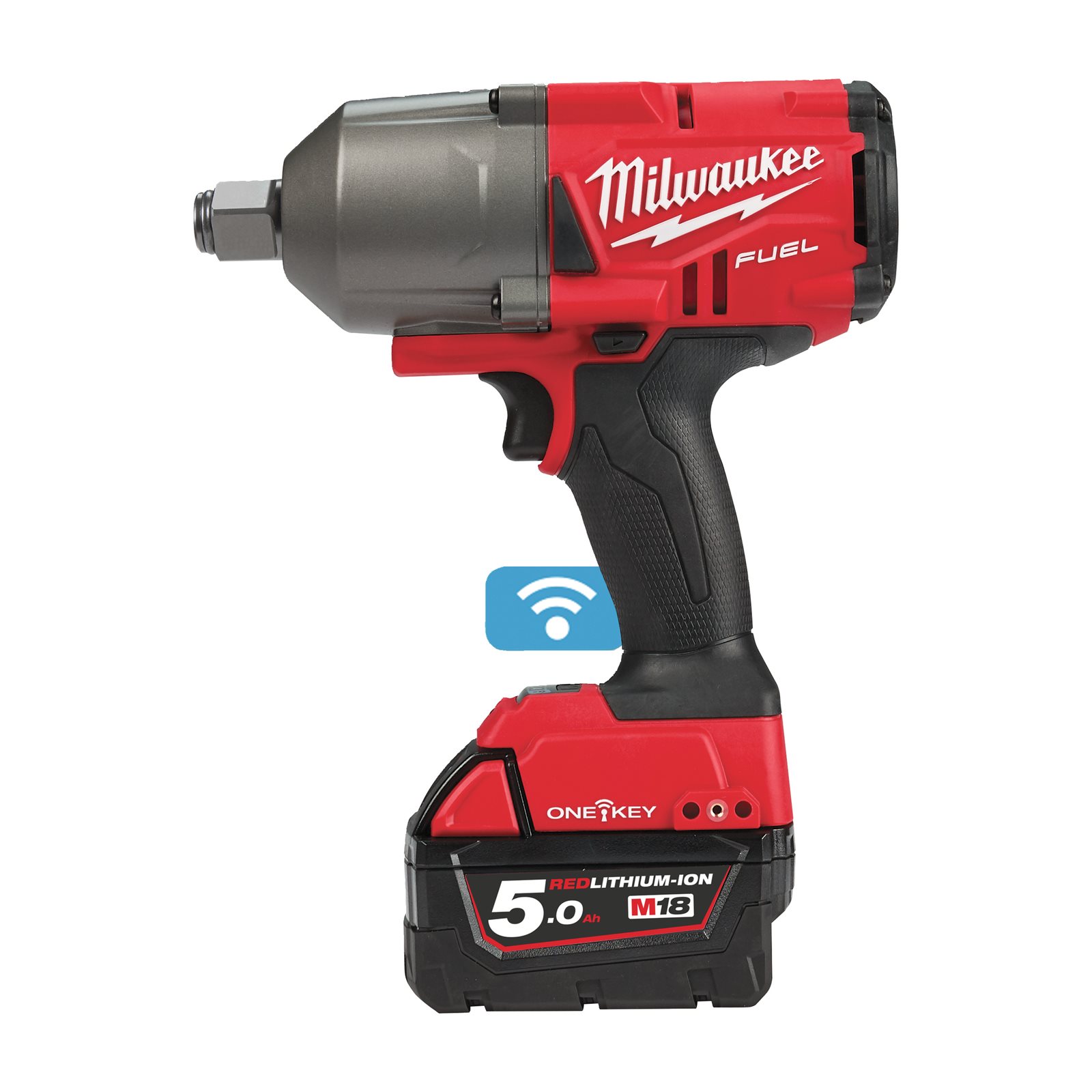 Cheie de impact 3/4" ONE-KEY M18 FUEL, cuplu ridicat și inel de fixare Milwaukee M18 ONEFHIWF34-502X 4933459730 - imagine 3