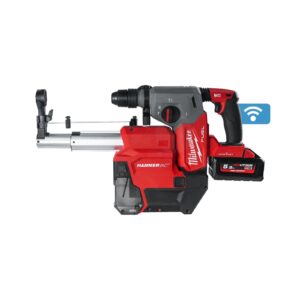 Ciocan rotopercutor SDS-Plus 26 mm cu 4 funcții și mandrină FIXTEC ONE-KEY M18 FUEL și soluție de extragere a prafului Milwaukee M18 ONEFHXDEL-552C