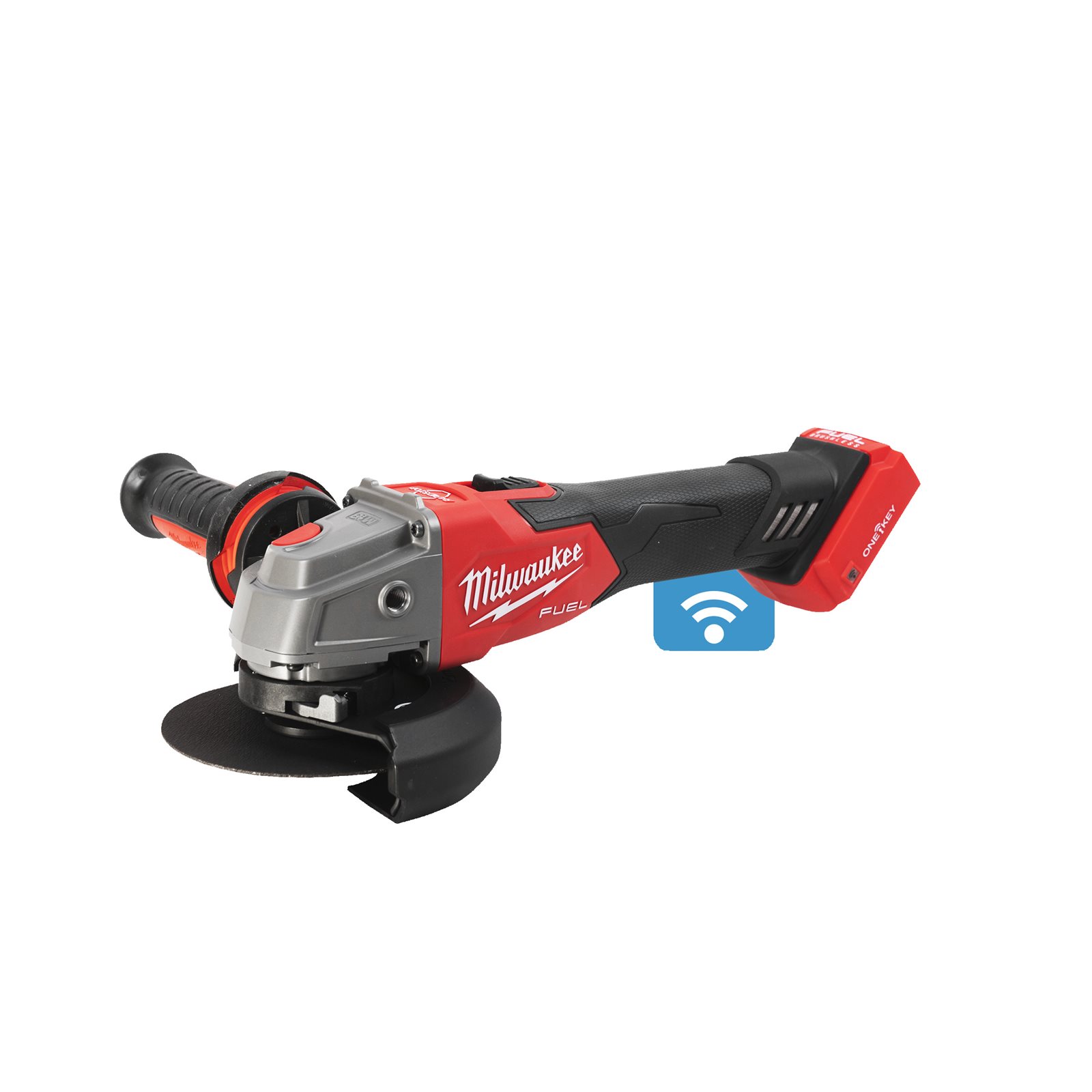 Polizor unghiular 125 mm cu frânare și comutator culisant M18 FUEL ONE-KEY Milwaukee M18 ONEFSAG125XB-0X - imagine 3
