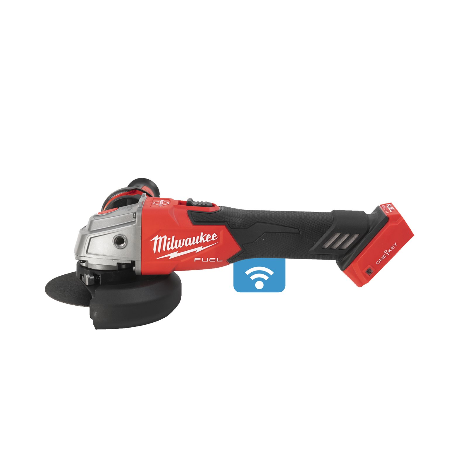 Polizor unghiular 125 mm cu frânare și comutator culisant M18 FUEL ONE-KEY Milwaukee M18 ONEFSAG125XB-0X - imagine 4