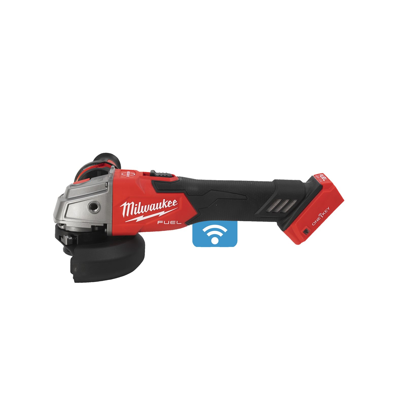 Polizor unghiular 125 mm cu frânare și comutator culisant M18 FUEL ONE-KEY Milwaukee M18 ONEFSAG125XB-0X - imagine 6