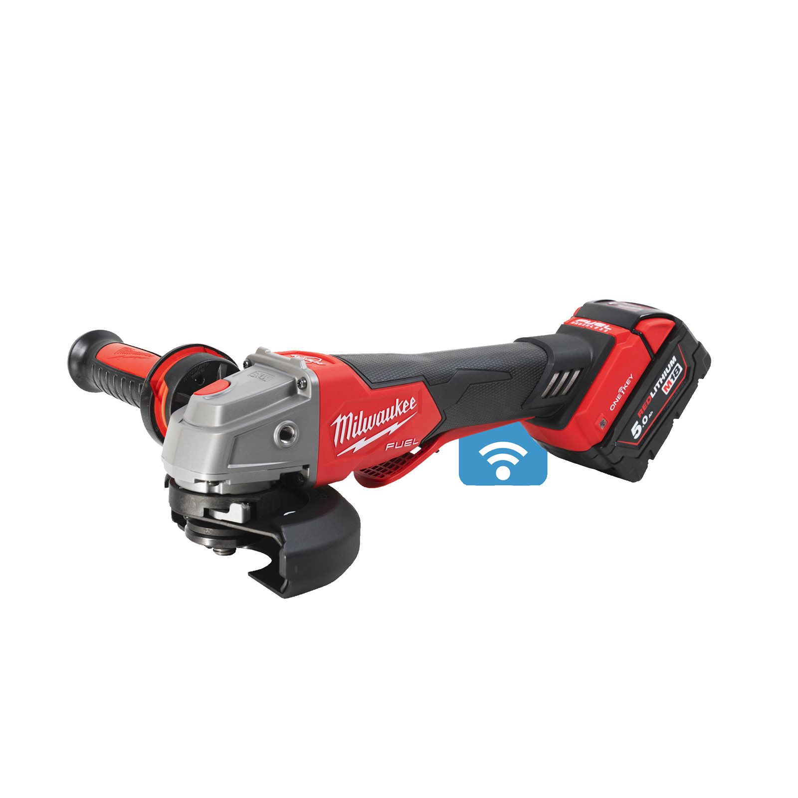Polizor unghiular 125 mm cu frânare și comutator tip clapetă M18 FUEL ONE-KEY Milwaukee M18 ONEFSAG125XPDB-502X 4933478435 - imagine 5