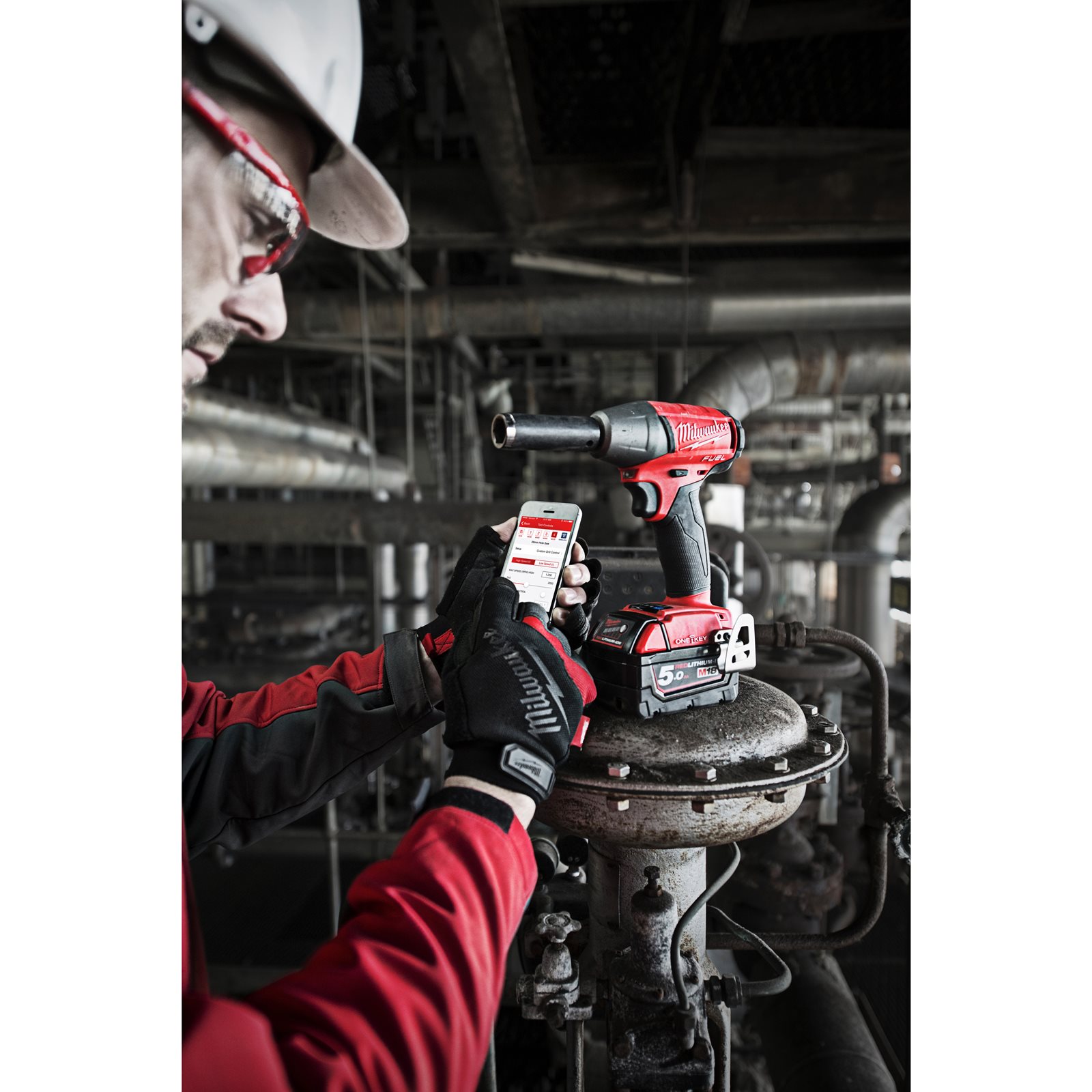 Cheie de impact 1/2" ONE-KEY M18 FUEL cu inel de fixare Milwaukee M18 ONEIWF12-0 - detaliu 4