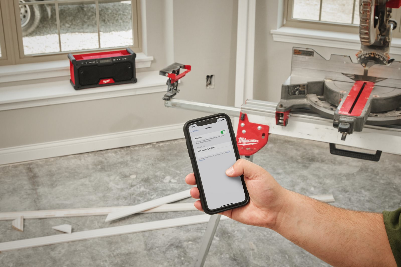Radio DAB+ M18 Milwaukee M18 RADDAB+G2-0 - in utilizare 2