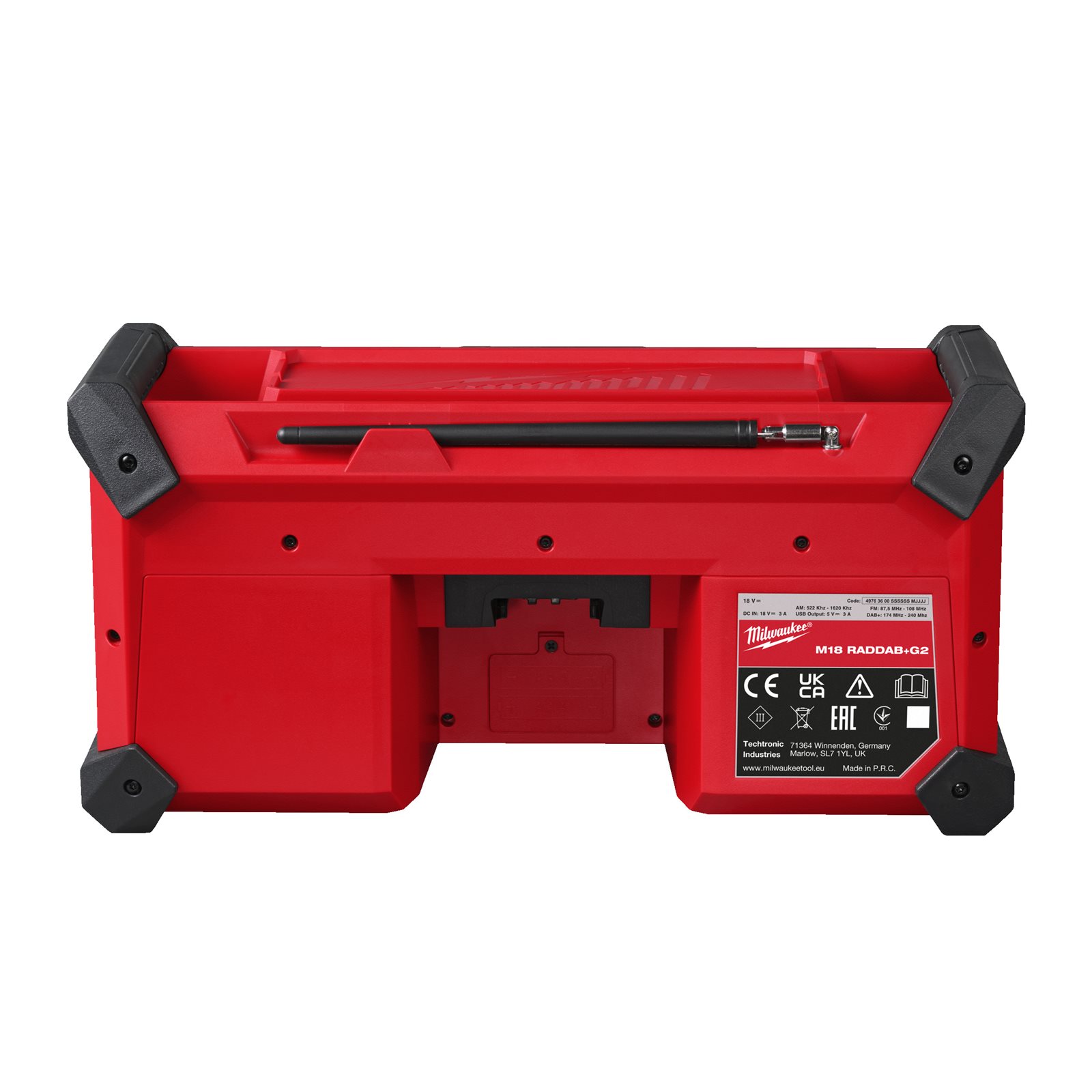 Radio DAB+ M18 Milwaukee M18 RADDAB+G2-0 - imagine 8