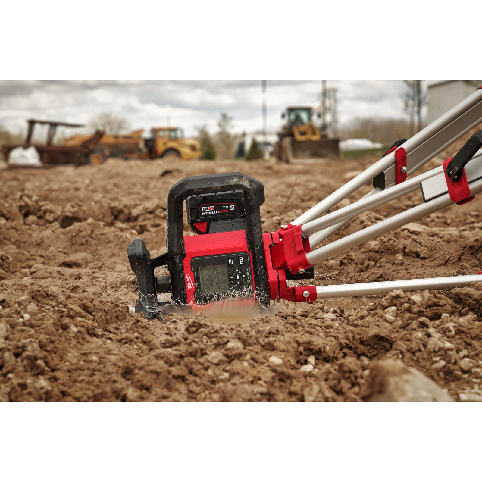 Nivelă laser rotativă, orizontală și verticală M181200 m cu ONE-KEY Milwaukee M18 RLOHV1200-501C - detaliu 2