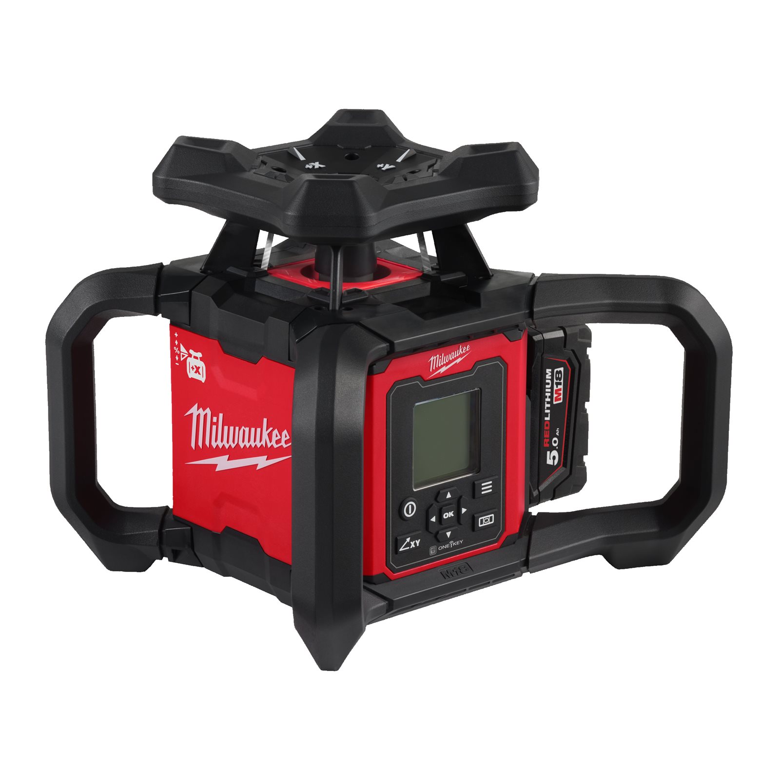 Nivelă laser rotativă, orizontală și verticală M181200 m cu ONE-KEY Milwaukee M18 RLOHV1200-501C - imagine 6