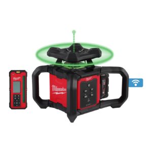 Nivelă laser verde rotativă, orizontală și verticală M18 300 m cu ONE-KEY Milwaukee M18 RLOHVG300-501C
