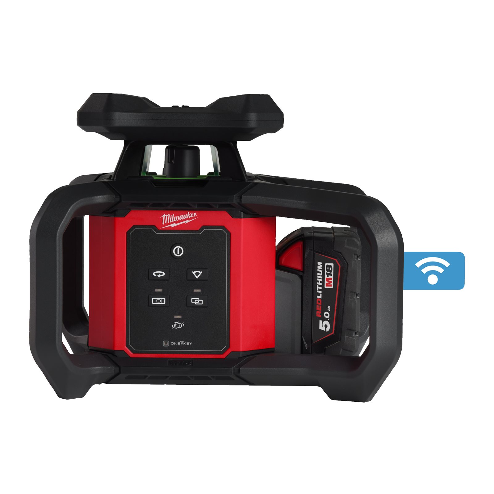 Nivelă laser verde rotativă, orizontală și verticală M18 300 m cu ONE-KEY Milwaukee M18 RLOHVG300-501C - imagine 3