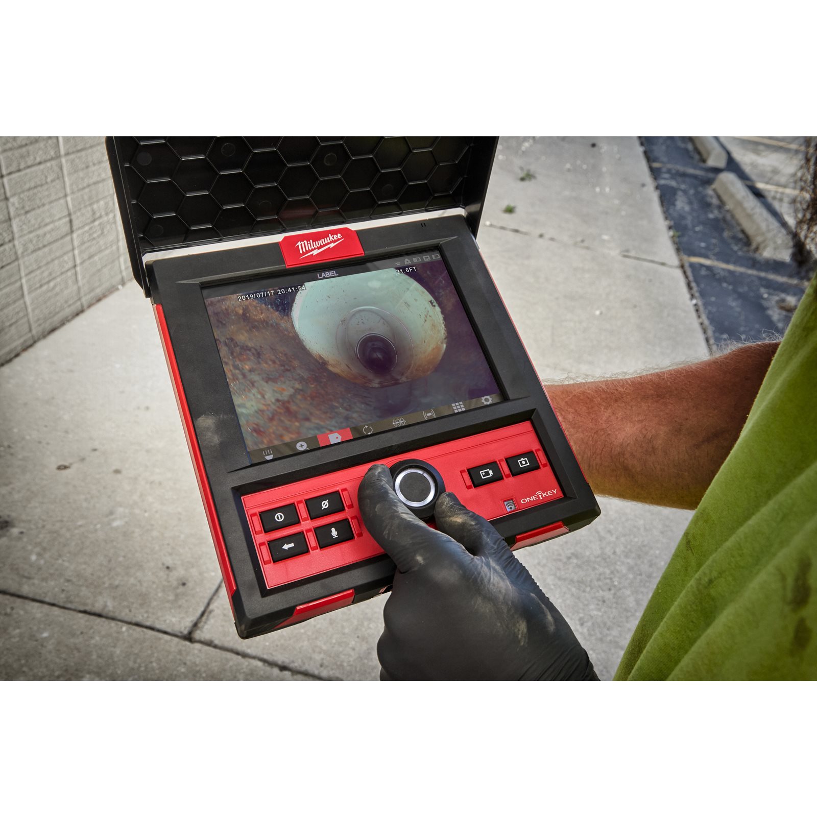 Monitor cameră inspecție M18 Milwaukee M18 SIM-0 - detaliu 2
