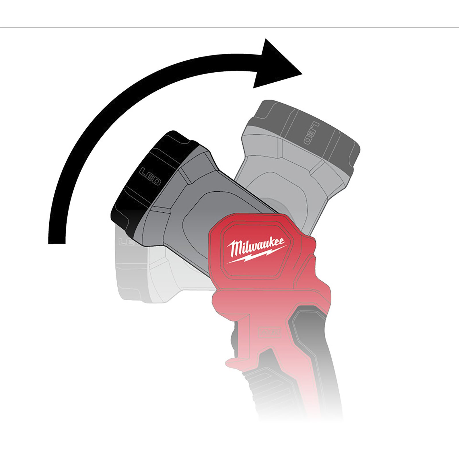 Lanternă LED M18 Milwaukee M18 TLED-0 - detaliu 1