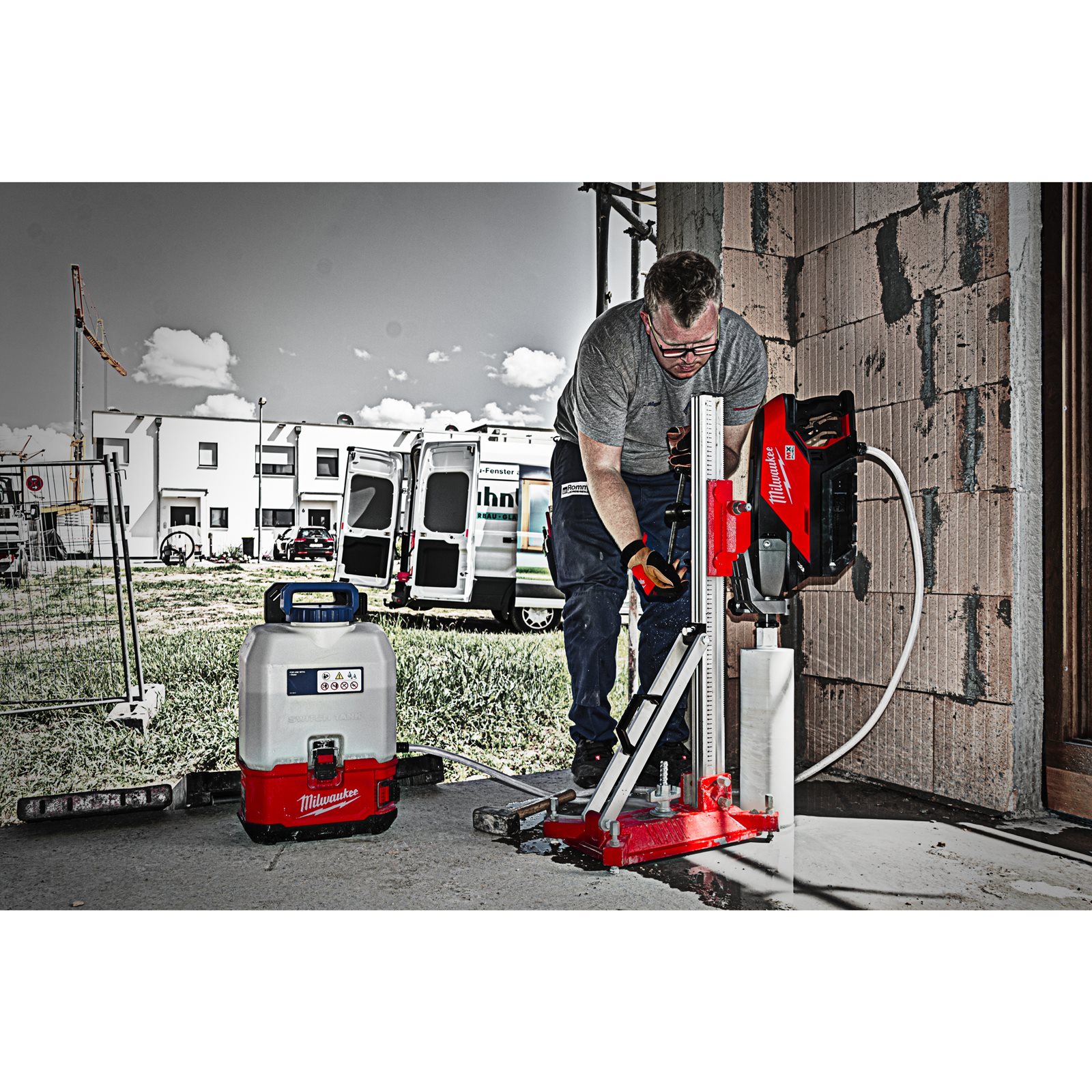 Suport premium pentru mașina de găurit cu carotă diamantată MX FUEL MXF DCD150 Milwaukee MXF DR255TV - detaliu 3