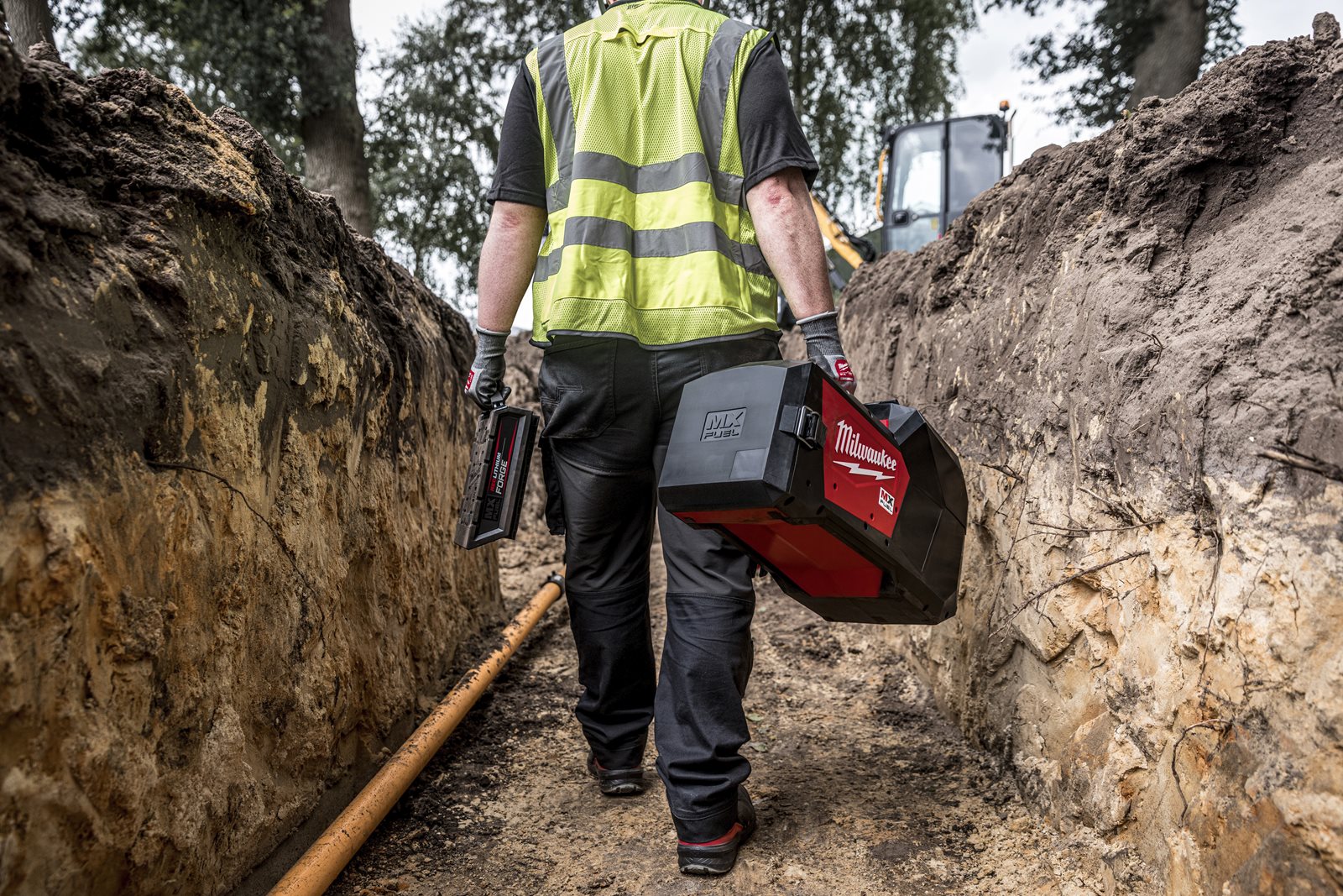 Aparat pentru electrofuziune MX FUEL Milwaukee MXF EFP-802 - in utilizare 8