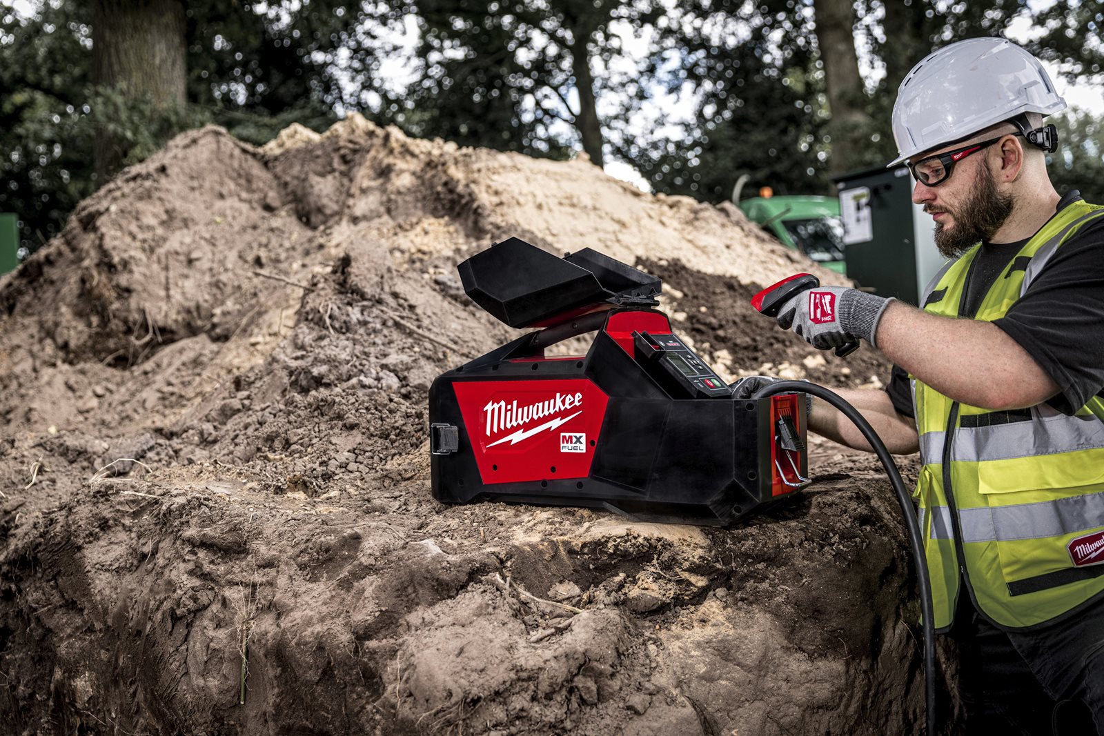 Aparat pentru electrofuziune MX FUEL Milwaukee MXF EFP-802 - in utilizare 11