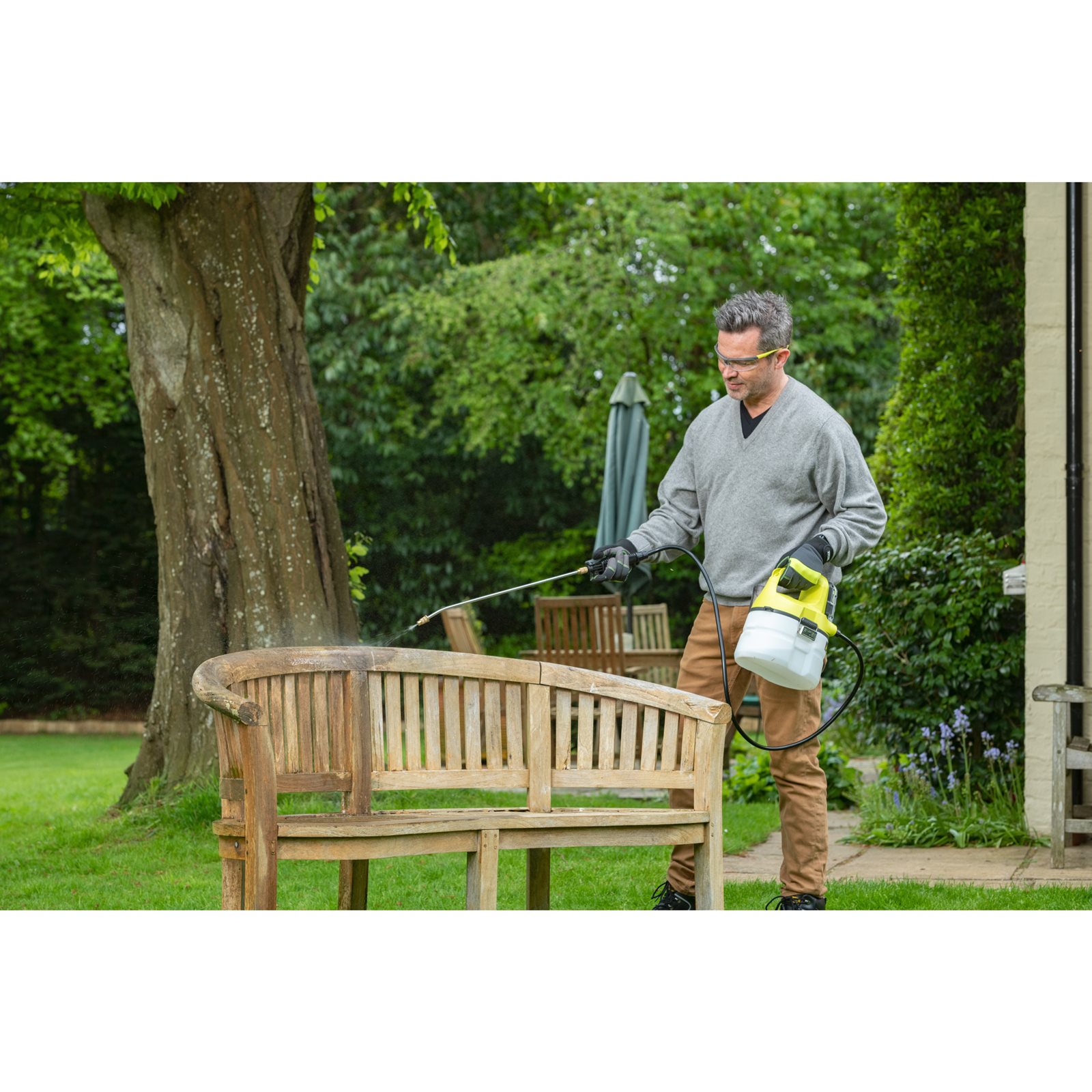 Pulverizator de mână 18V ONE+ Ryobi OWS1880 - in utilizare 2