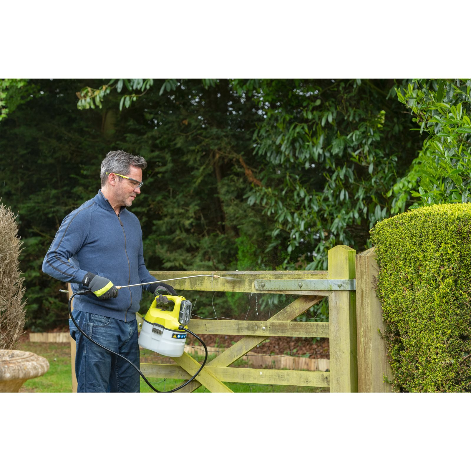 Pulverizator de mână 18V ONE+ Ryobi OWS1880 - in utilizare 5