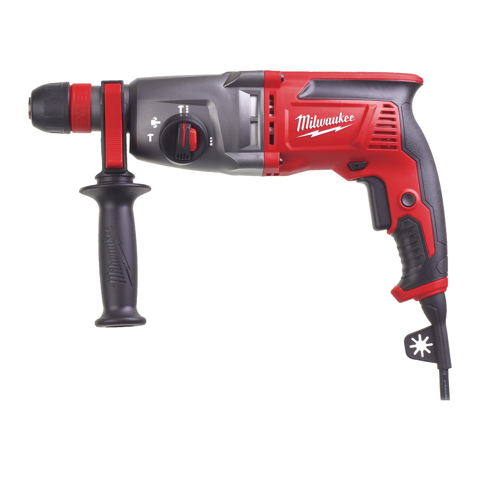 Ciocan rotopercutor SDS-Plus, FIXTEC, 3 moduri Milwaukee PH 26 TX