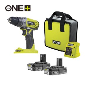 Mașină de găurit cu percuție 18V ONE+ (2 x 2,0 Ah) Ryobi R18PD2-220S