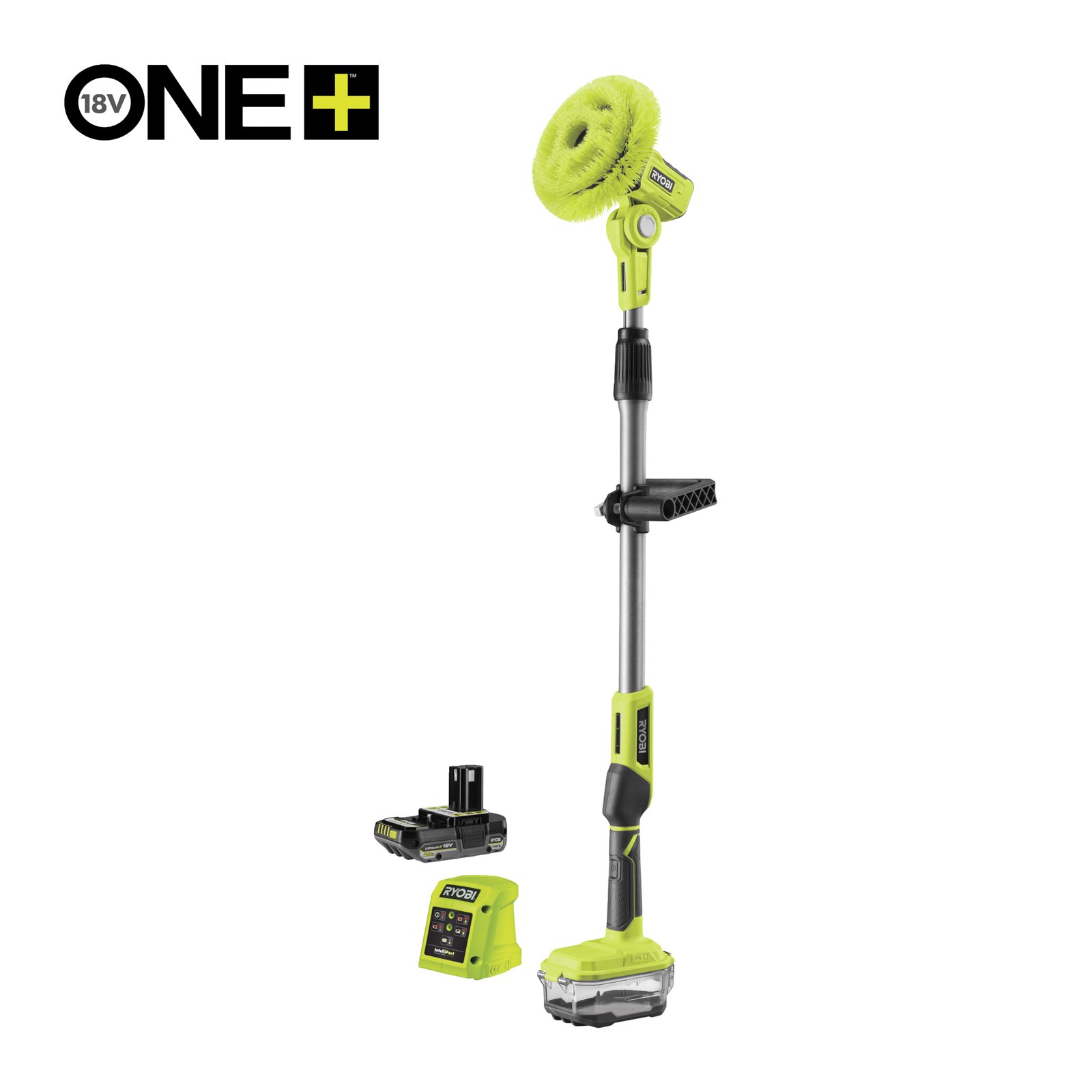 Perie telescopică pentru curățat 18V ONE+ (1 x 2,0 Ah) Ryobi R18TPS-120G