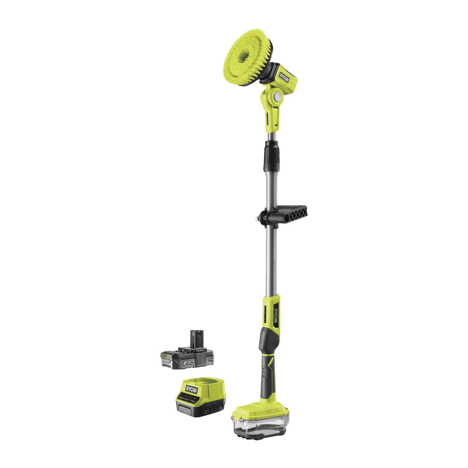 Perie telescopică pentru curățat 18V ONE+ (1 x 2,0 Ah) Ryobi R18TPS-120G - imagine 4