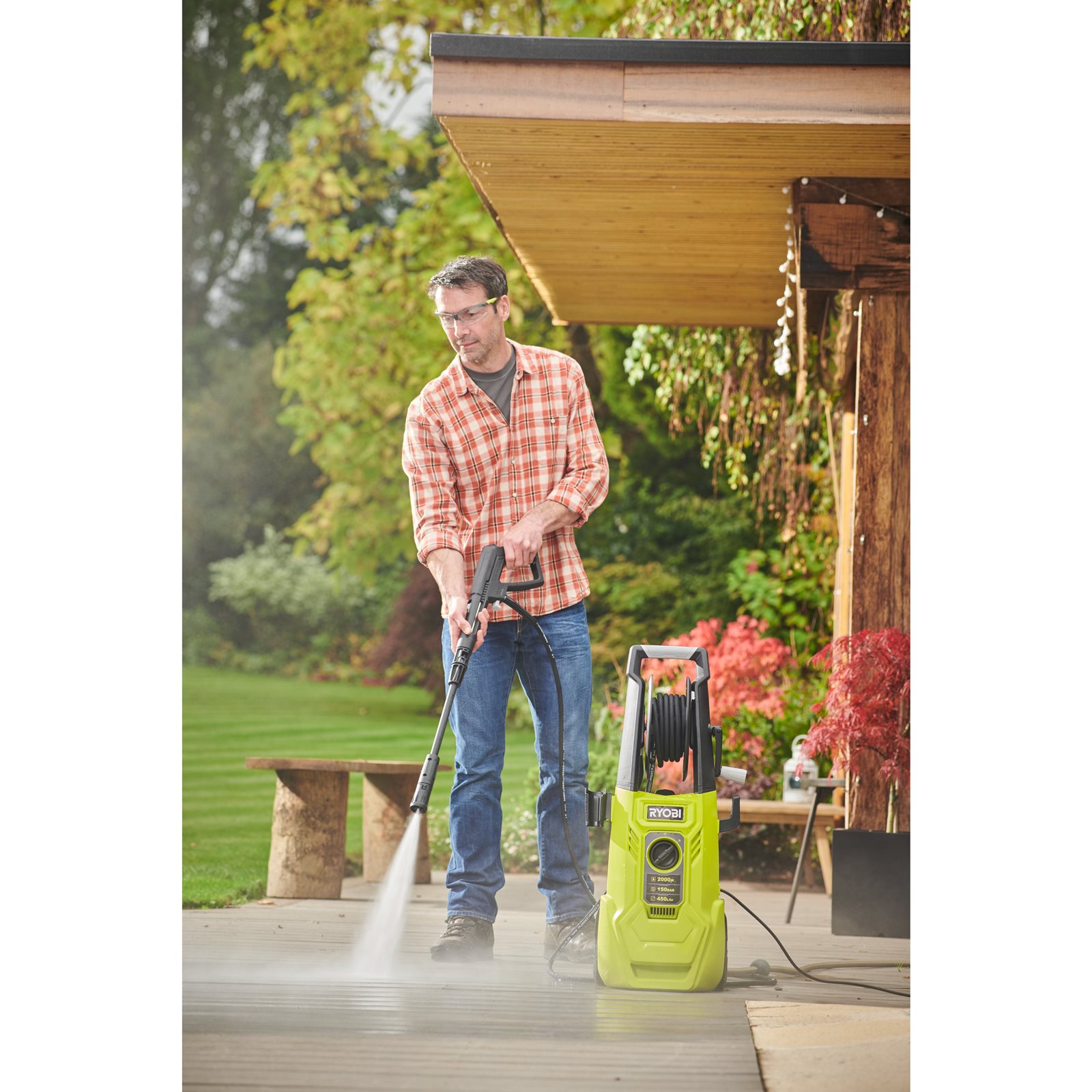 Lance variabilă pentru aparatul de spălare cu presiune Ryobi RAC777 - in utilizare 1