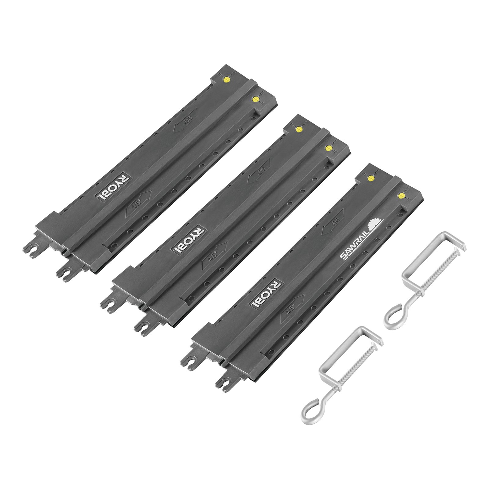 3 buc șine de ghidare pentru fierăstrău circular Ryobi RAK03SR - imagine 2
