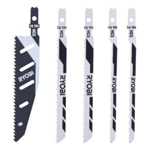 Set 5 buc pânze pentru fierăstrău pendular Ryobi RAK05JSBFC