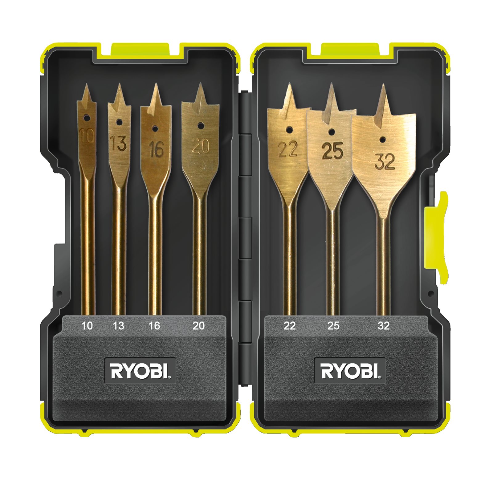 Set 7 buc burghie plate Ryobi RAK07SB