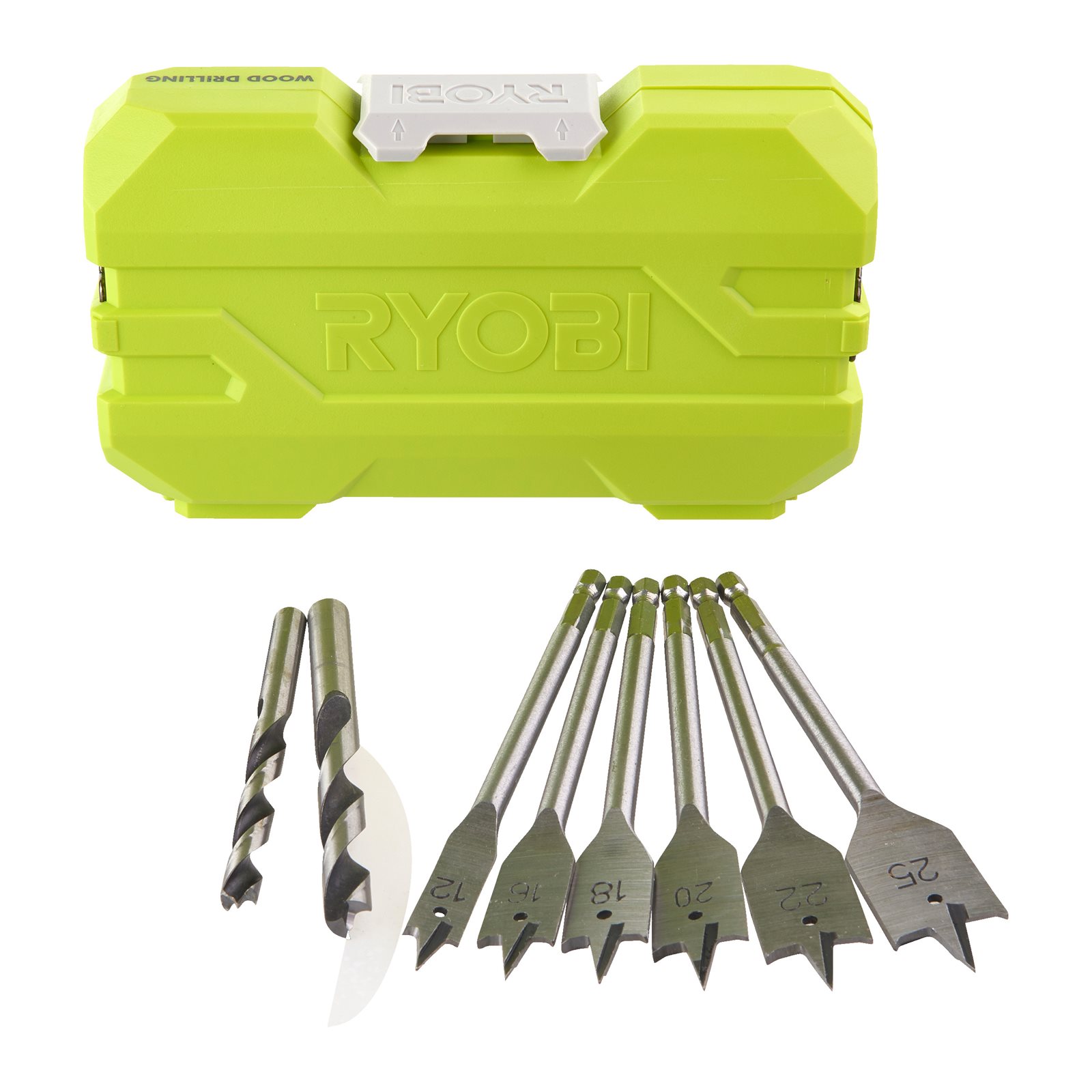 Set de burghie pentru lemn de 12 piese Ryobi RAK12SWD - imagine 3