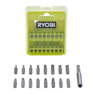 Set 17 buc biți pentru șurubelniță Ryobi RAK17SD